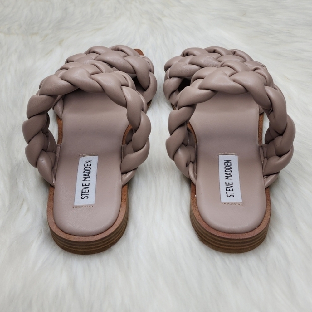 Steve Madden Spain Sandal Taupe - Picture 11 of 16